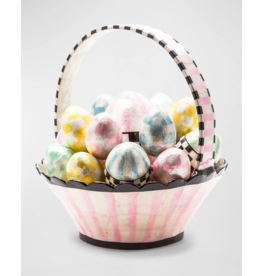 MacKenzie-Childs Pastel Egg Basket