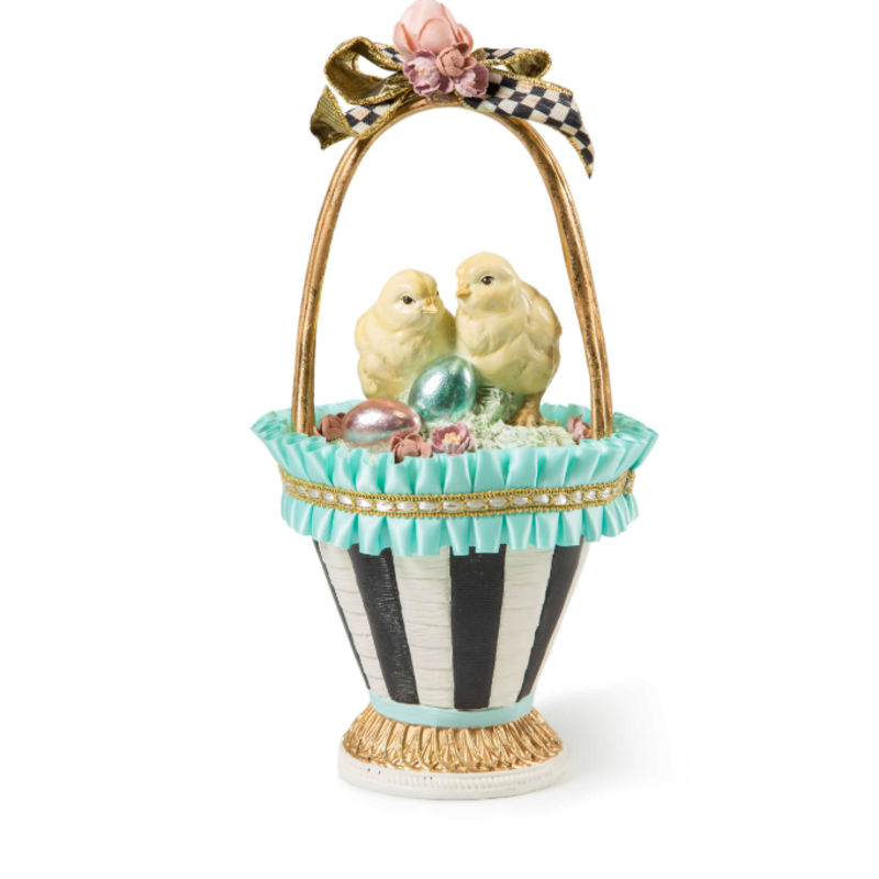 MacKenzie-Childs Sweet Shop Chick Basket
