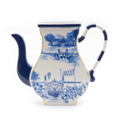 Royal Toile Teapot Vase