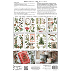 Iron Orchid Designs Winter Botanist Transfer
