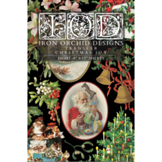 Iron Orchid Designs Christmas Joy Transfer