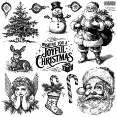 Iron Orchid Designs Christmas Wishes Stamp