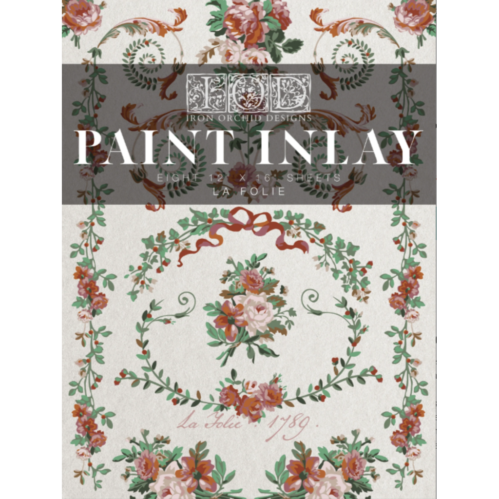 Iron Orchid Designs La Folie Paint Inlay