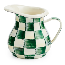 Emerald Check Creamer