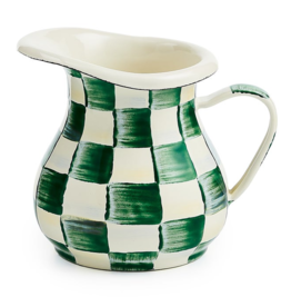 MacKenzie-Childs Emerald Check Creamer