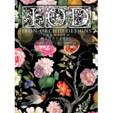 Iron Orchid Designs Menagerie Transfer
