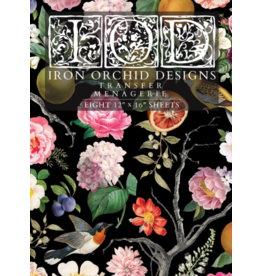 Iron Orchid Designs Menagerie Transfer