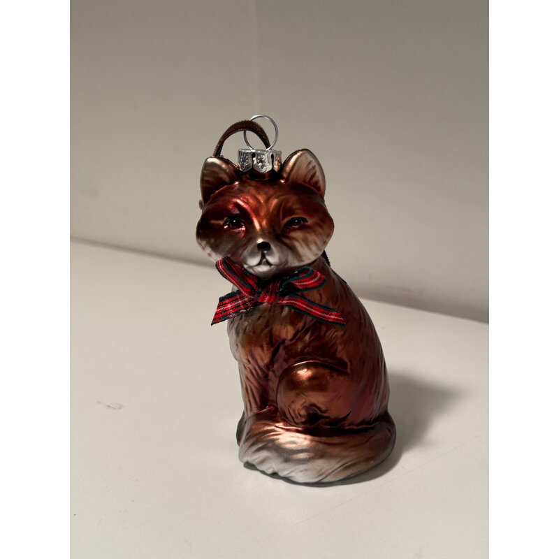 Sitting Fox Ornament