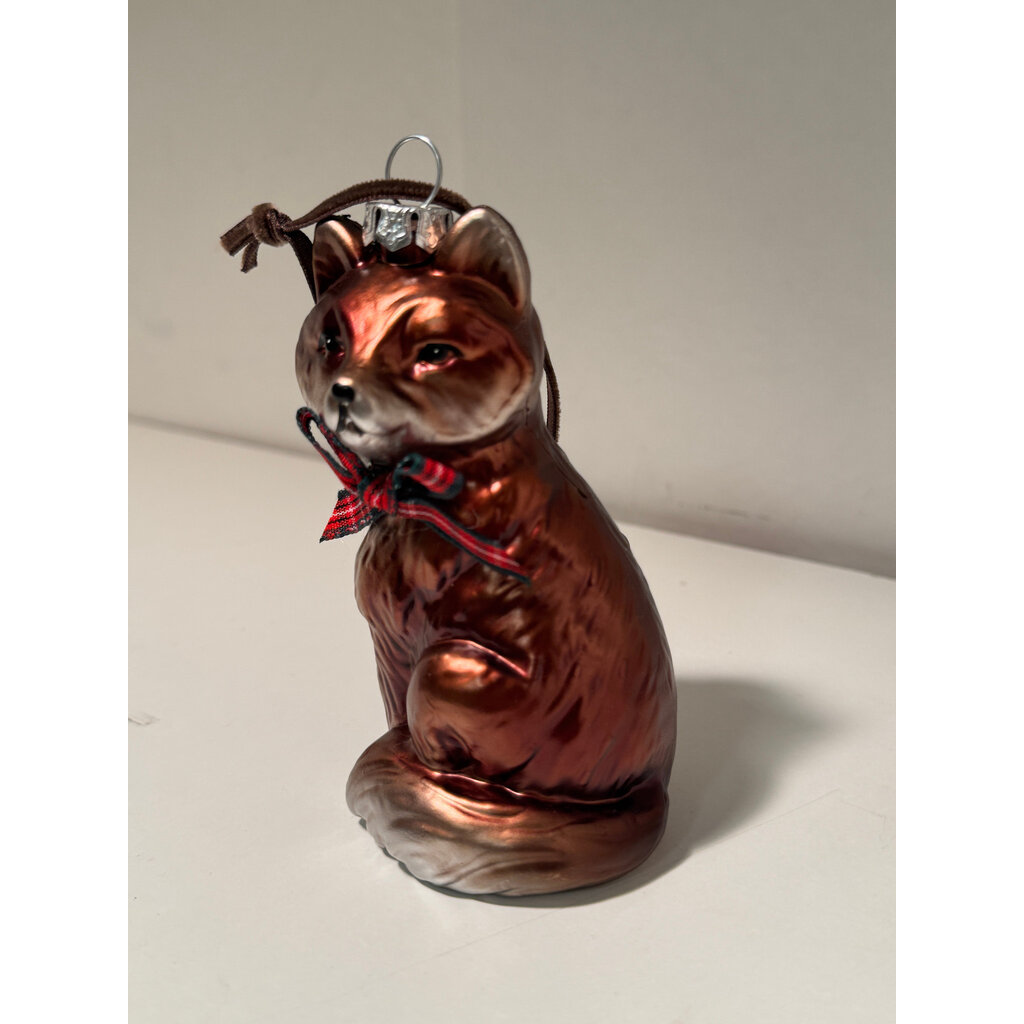 Sitting Fox Ornament