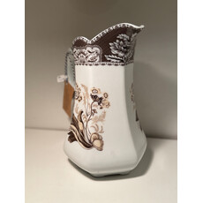 Brown Transferware Pitcher