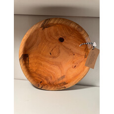 Vintage Wooden Bowl 12" in diameter