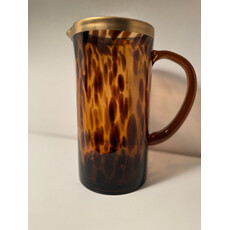 Glass Tortoise Shell Pitcher