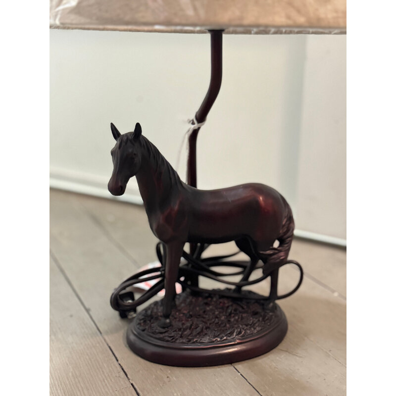 Resin Horse Table Lamp