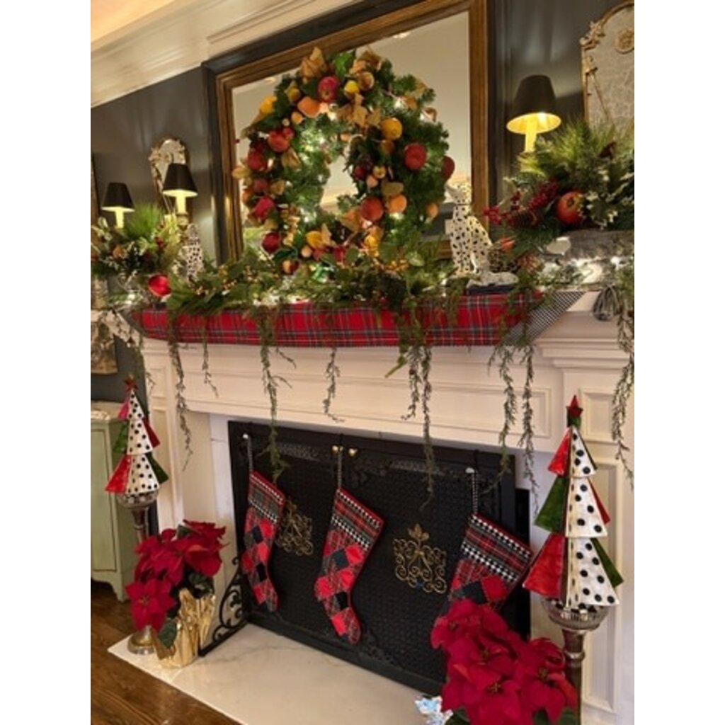 MacKenzie-Childs Tartan Stocking