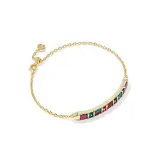 Kendra Scott Jamie Delicate Chain Bracelet Gold Multi Mix