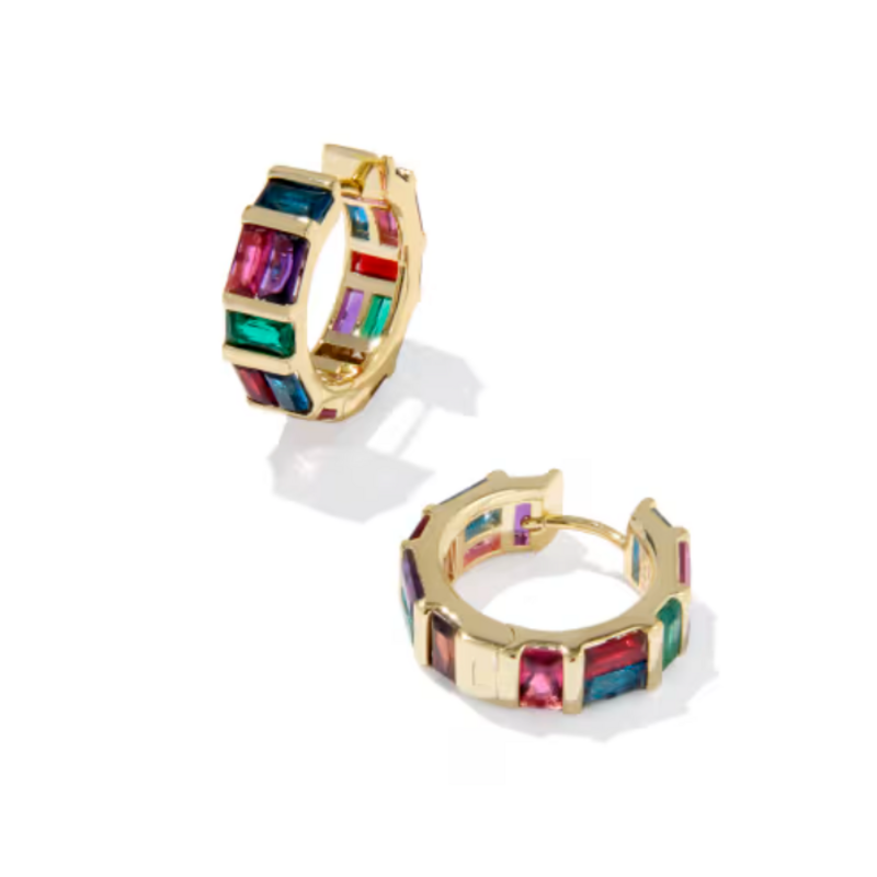 Kendra Scott Jamie Hoop Earring Gold Multi Mix