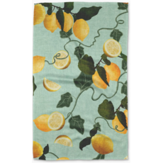 Geometry Amalfi Lemons Tea Towel