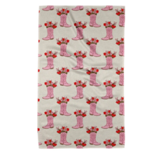 Geometry Cowgirl Boots Tea Towel