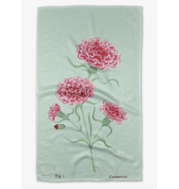 Geometry January Carnation Towel
