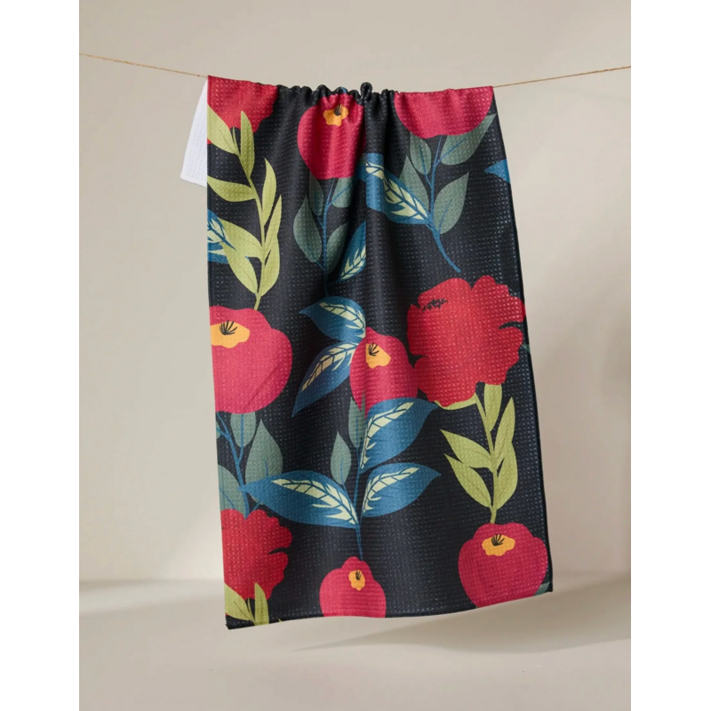 Geometry Lovely Night Kitchen Tea Towel