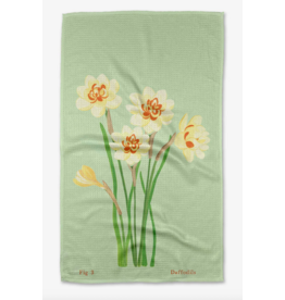 Geometry March Daffodils Towel