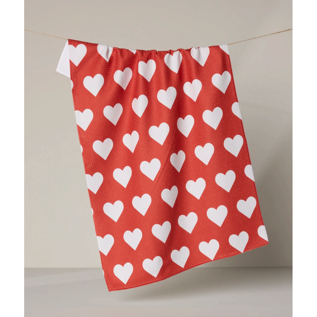 Geometry Simply Love Tea Towel