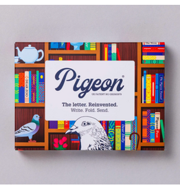 Pigeon Posted Bookstore Pigeon,  Folding Cards - Pack of 6