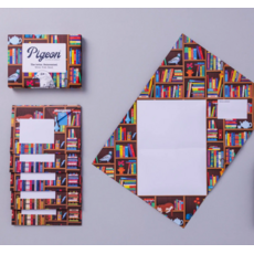 Pigeon Posted Bookstore Pigeon,  Folding Cards - Pack of 6