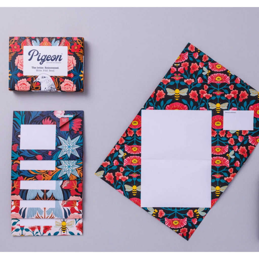 Pigeon Posted Bright & Beautiful Pigeon,  Folding Cards - Pack of 6