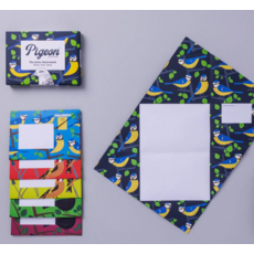 Pigeon Posted Dawn Chorus Pigeon,  Folding Cards - Pack of 6