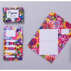 Pigeon Posted Floral Fantasia Pigeon,  Folding Cards - Pack of 6