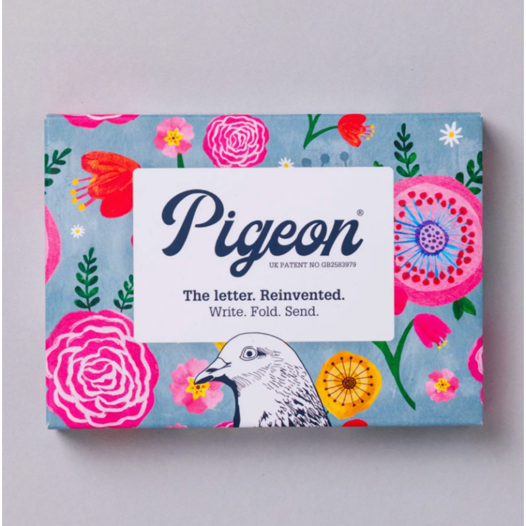 Pigeon Posted Wildflower Pigeon,  Folding Cards - Pack of 6
