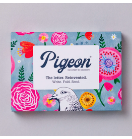 Pigeon Posted Wildflower Pigeon,  Folding Cards - Pack of 6