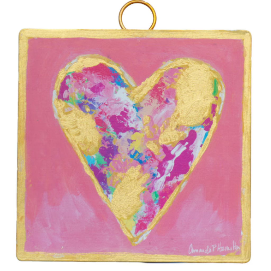 Pink & Gold Messy Heart Mini Gallery