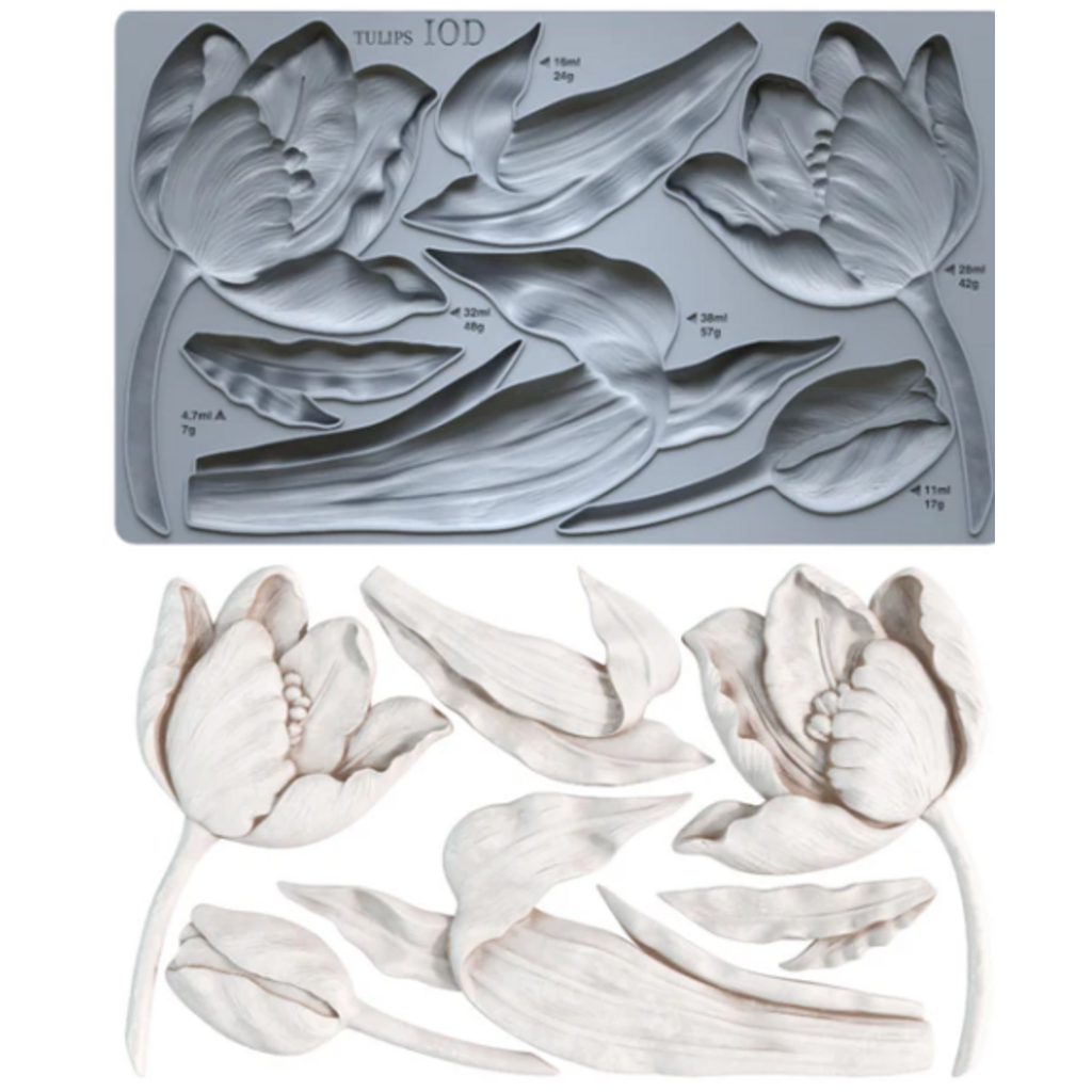 Iron Orchid Designs Tulips Mould