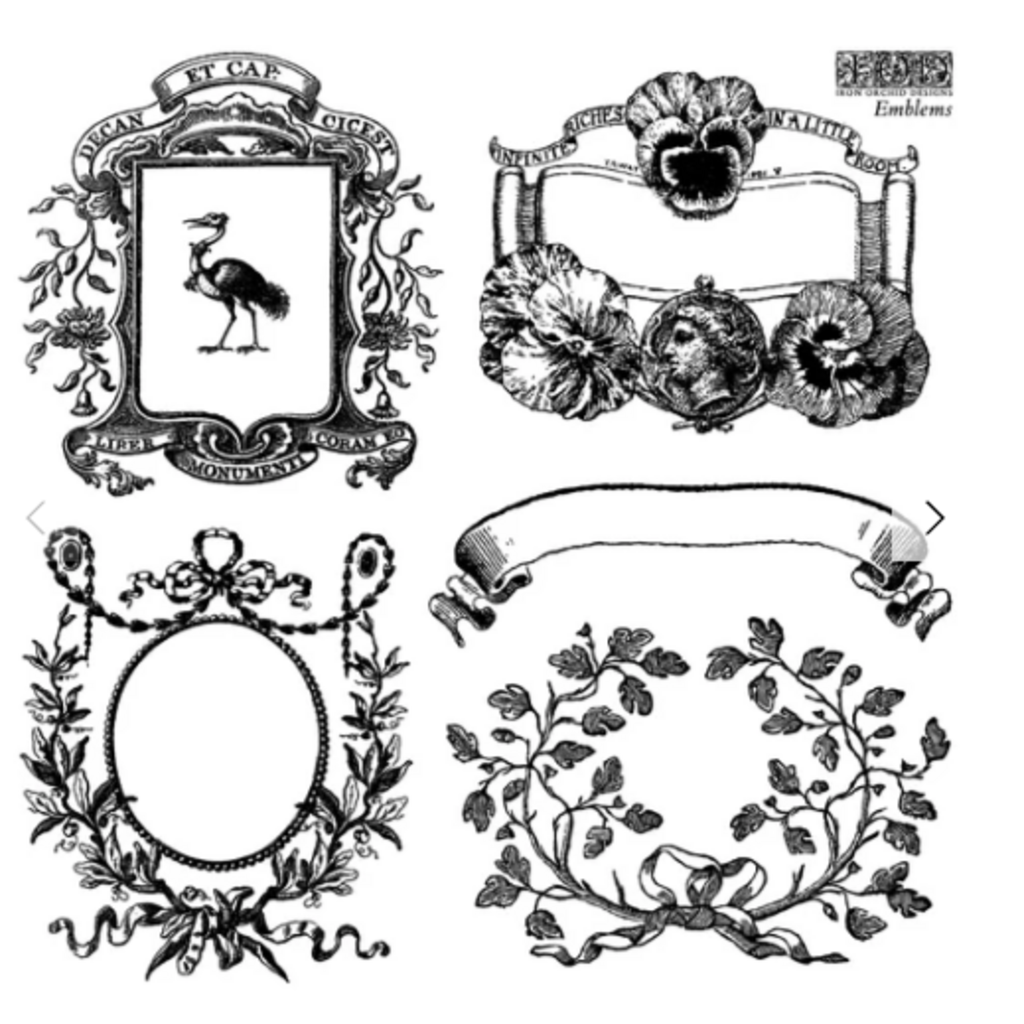 Iron Orchid Designs Emblems Stamp