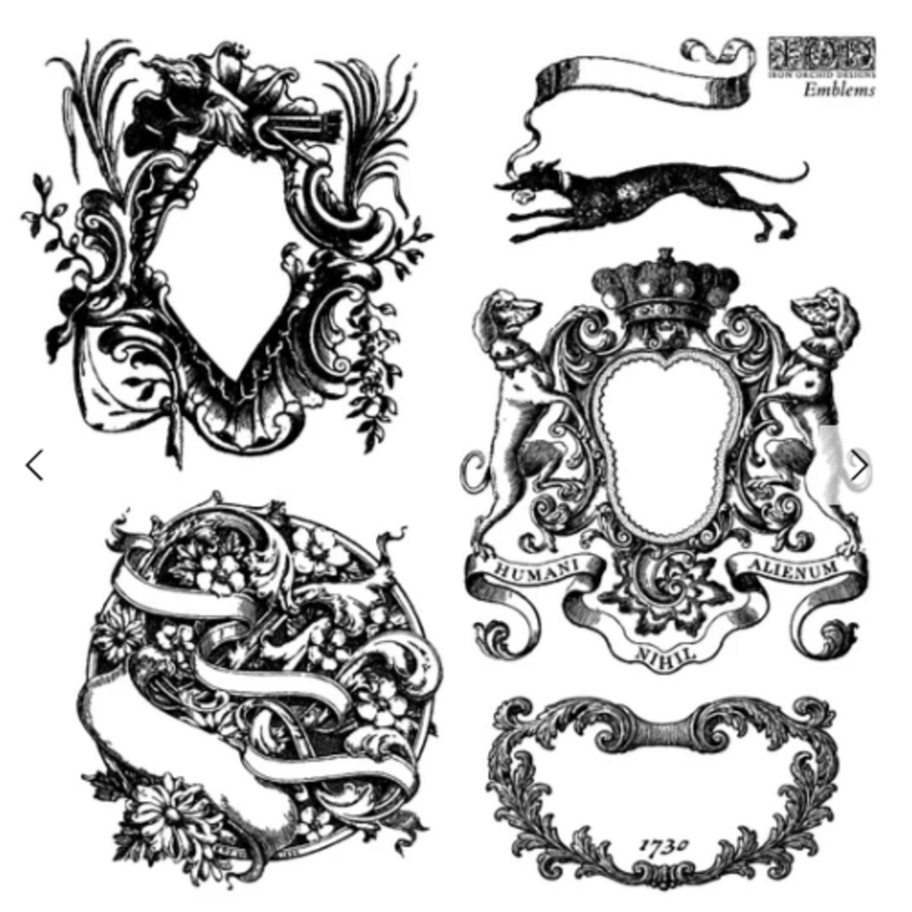 Iron Orchid Designs Emblems Stamp