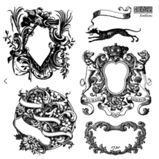Iron Orchid Designs Emblems Stamp