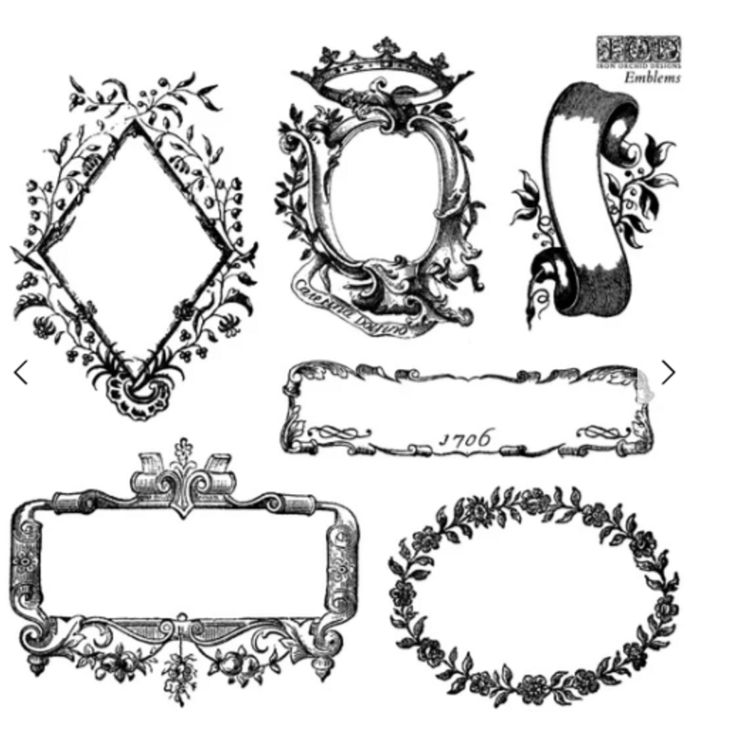 Iron Orchid Designs Emblems Stamp