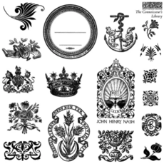 The Connoisseur's Library Labels Stamp