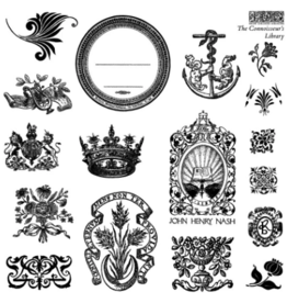 The Connoisseur's Library Labels Stamp