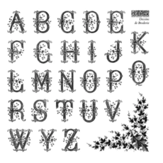 Dessin de Broderie Labels Stamp