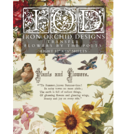 Flowers by the Poets Transfer