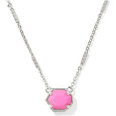 Mabel Necklace Rhod Magenta Magnesite