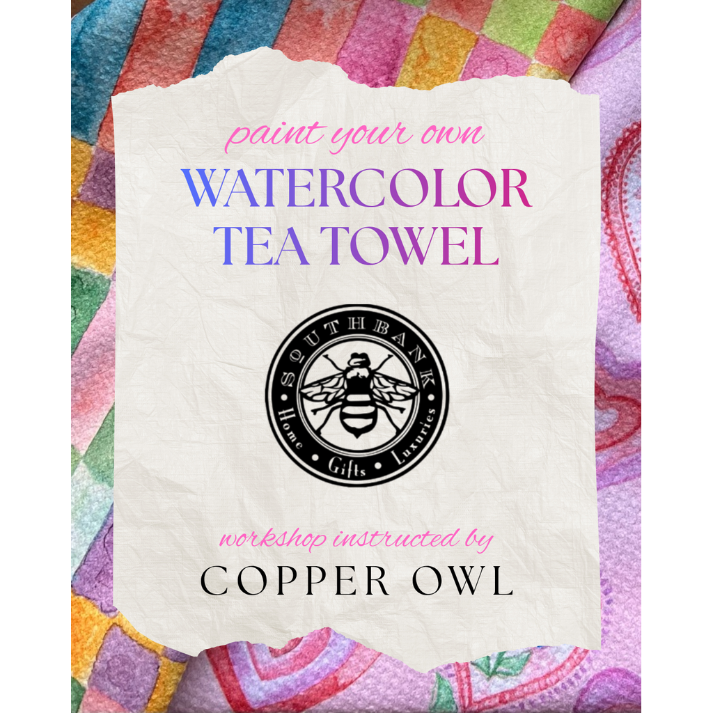 Watercolor Tea Towel Workshop