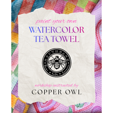 Watercolor Tea Towel Workshop