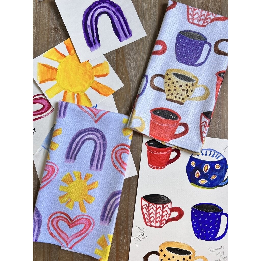 Watercolor Tea Towel Workshop