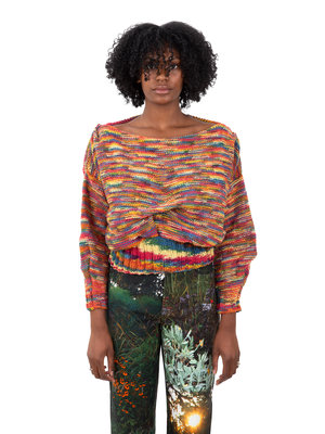 ANNTIAN Plant Dyed Crop Sweater