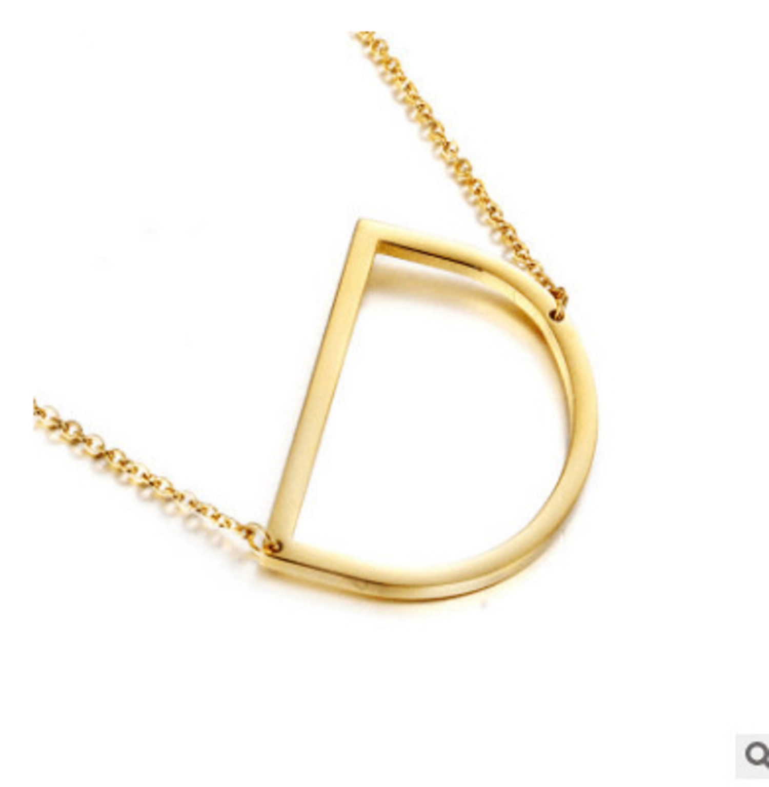 D Initial Necklace - Rags and Riches 