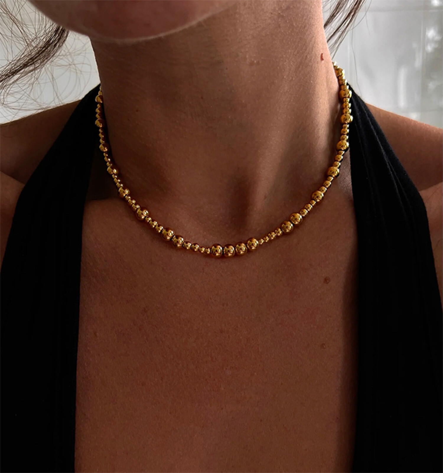 Beaded Satellite Chain Necklace in 18k Gold Vermeil | Kendra Scott